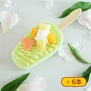 ハロハロメロンクリームアイスバー 6本入 冷凍【送料無料※一部地域は除く】
